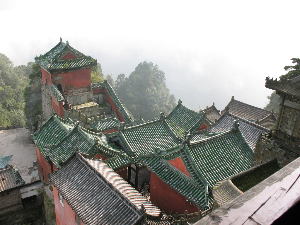 Mount Wudang is the ancient cradle of numerous temples and monasteries where Daoist priests engage in spiritual practices (Photo: Wikimedia).